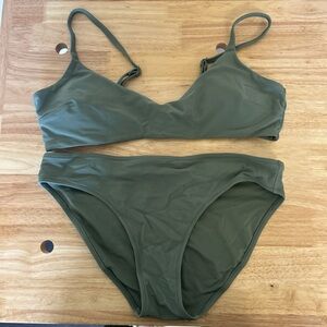 Aerie Olive Green Women's Bikini Set